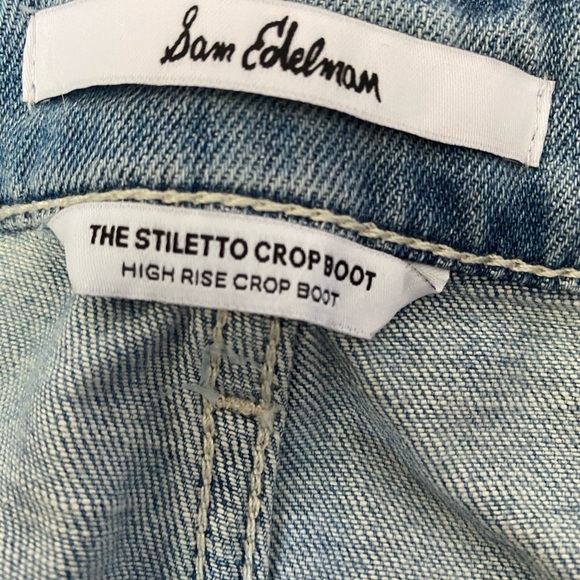 Sam Edelman High Rise cropped jeans - Picture 4 of 8